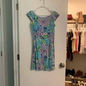 Lilly Pulitzer floral print shift dress 00